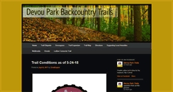 Desktop Screenshot of devouparktrails.com